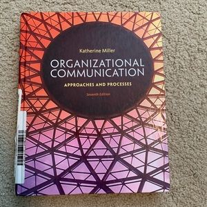 ORGANIZATIONAL COMMUNICATION TEXTBOOK